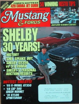 MUSTANG & FORDS 1995 JAN - CARROLL SHELBY SPECIAL
